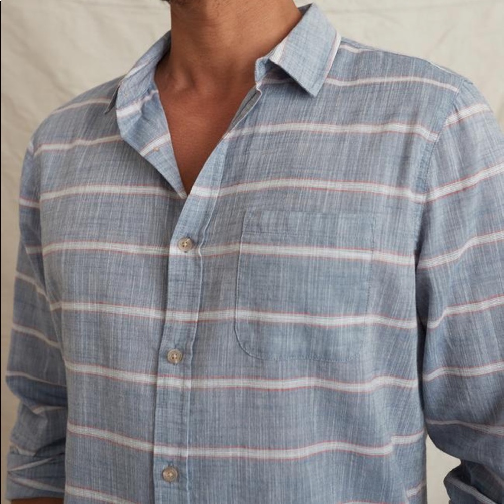 Nwot Marine Layer Newport Button Down - image 4